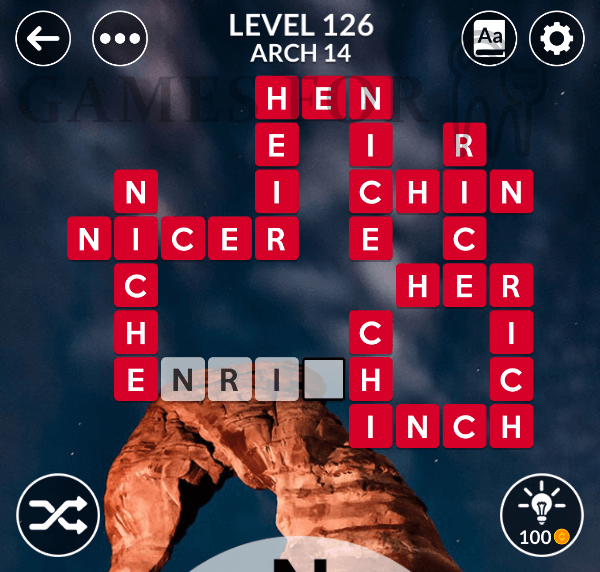 Wordscapes Level 126 Answers All Modes Games For Cats