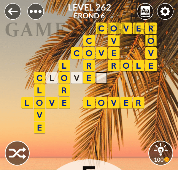 Wordscapes Level 262 Answers All Modes Games For Cats