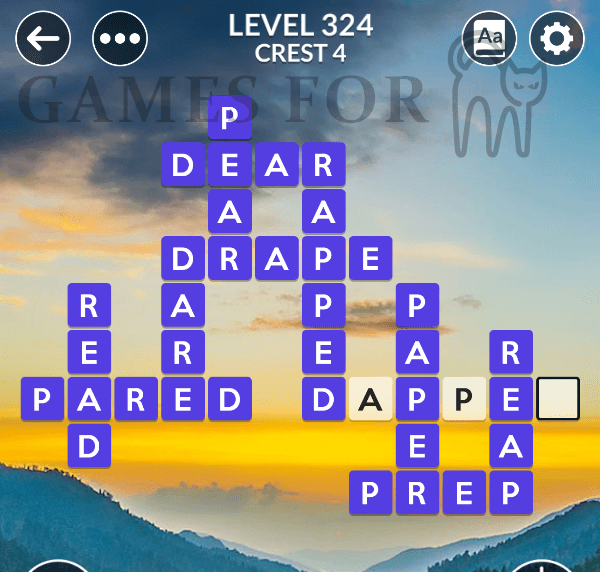 Level 336 Wordscapes