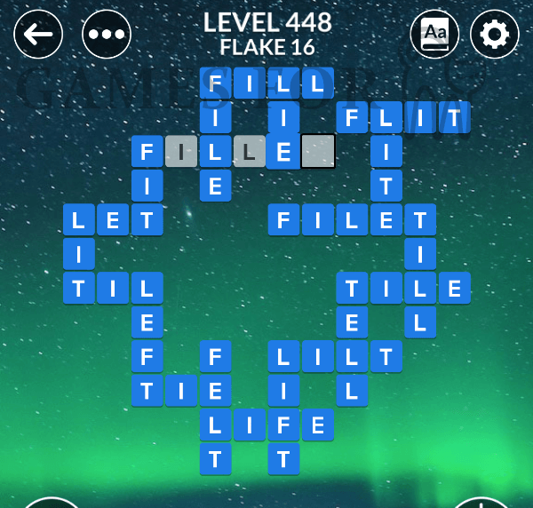 Wordscapes Level 448 Answers All Modes Games For Cats