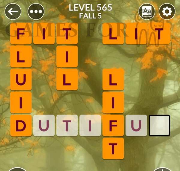 Wordscapes Level 565 Answers All Modes Games For Cats