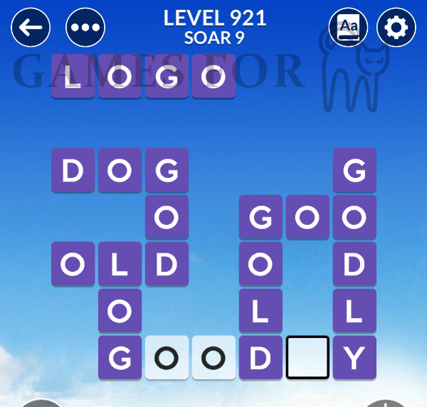 Wordscapes Level 921 Answers All Modes Games For Cats